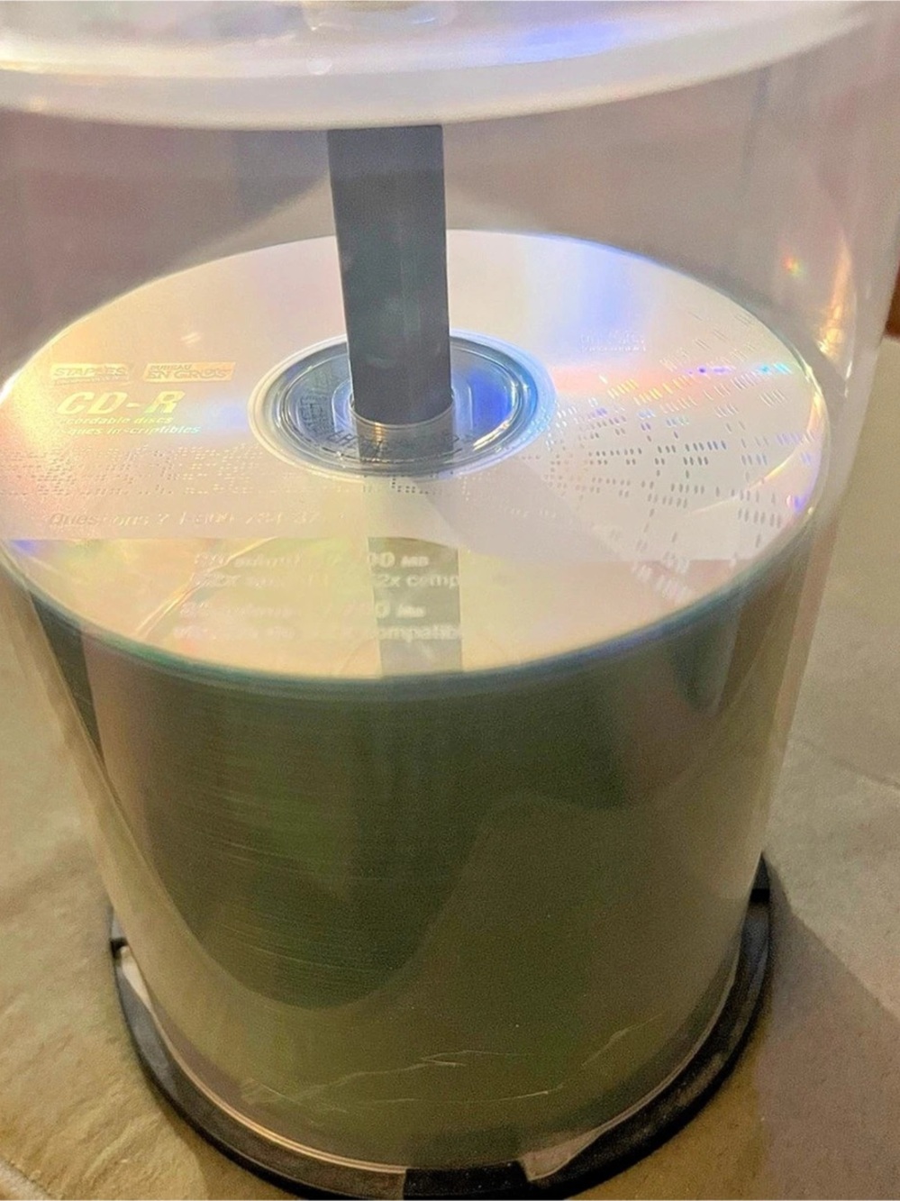 Staples CD-R 80-minute/700 MB 52x Blank CD-R Spindle